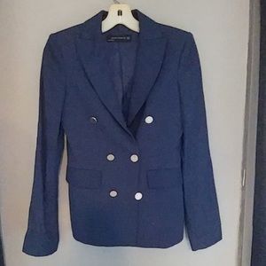 Zara navy blue blazer